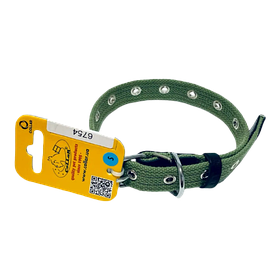Нашийник для собак Колар зі світловідбивною ниткою, безрозмірний х/б довжина 41см, ширина 20мм