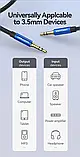 Аудіо кабель Vention minijack 3,5 mm - minijack 3,5 mm TRS AUX 2 м Чорний BAWLG, фото 8