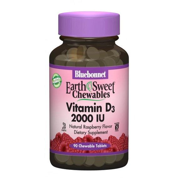 Витамин D Nutrition Earth Sweet Chewables Vitamin D3 2000IU