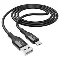 Кабель HOCO microUSB X72 Charging Data Cable / 2.4A / 100см / чорний /