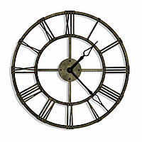 Настінний годинник з дерева 50 см Rome1 В11
