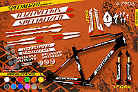 SPECIALIZED комплект наклейок на велосипед +вилка. УСІ КОЛЬОРИ ДОСТУПНІ!