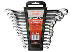 Набор ключей комбинированных -CRV15 шт.мат, пласт упак (СТАЛЬ)