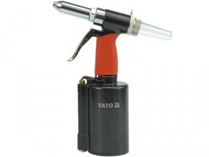 Пневмозапальпник для заклепок YATO YT-3618 (?= 2,4; 3,2; 4,0; 4,8; 6,4 мм, l = 16 мм, F = 1390 кг)