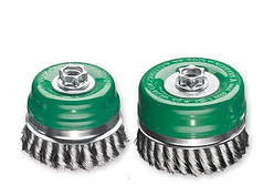 Щітка чашкова Lessmann 125 мм М14 неіржавкий дріт