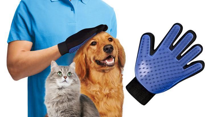 Перчатка для вычесывания шерсти True Touch, Тру Тач, Pet Glove BAN - фото 7 - id-p1797370935