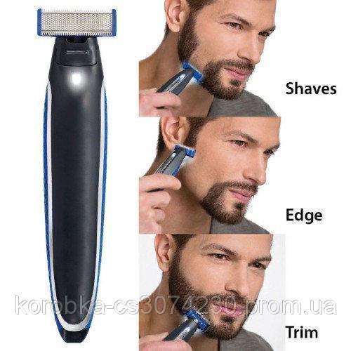 Триммер - бритва для мужчин Micro Touch Solo, мужская машинка для стрижки волос BAN - фото 4 - id-p1797370949