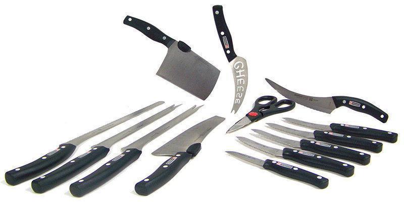 Набор профессиональных кухонных ножей Miracle Blade 13 в 1 BAN - фото 6 - id-p1797370977