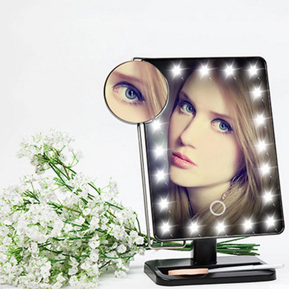 Зеркало настольное с подсветкой LED - бренд Large Led Mirror BAN - фото 8 - id-p1797370994