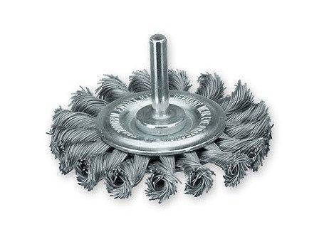 Щітка дискова Lessmann 70х16 мм неіржавкий дріт, фото 1