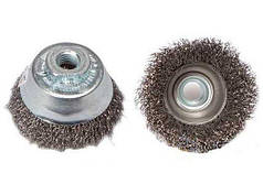 Щітка чашкова Lessmann 80 мм М14 неіржавкий дріт