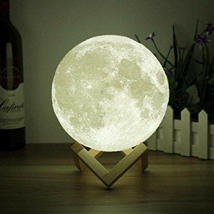 Ночник 3D светильник луна Moon Touch Control 15 см, 5 режимов BAN - фото 2 - id-p1797371085