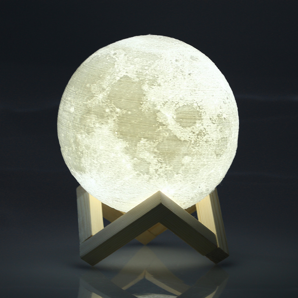 Ночник 3D светильник луна Moon Touch Control 15 см, 5 режимов BAN - фото 9 - id-p1797371085
