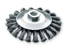 Щітка конічна Lessmann 115 мм М14 сталевий дріт