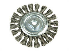 Щітка дискова Lessmann 115х22,2 мм неіржавкий дріт