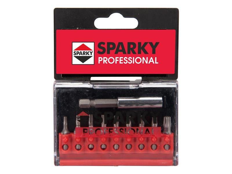 Біта SPARKY 20009721914 Torx набір (10 шт.) TX10/30 по 1 шт TX15/25 по 2 шт TX20-3 шт магн.тримач.