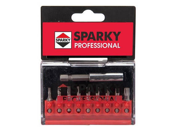 Біта SPARKY 20009721914 Torx набір (10 шт.) TX10/30 по 1 шт TX15/25 по 2 шт TX20-3 шт магн.тримач., фото 1