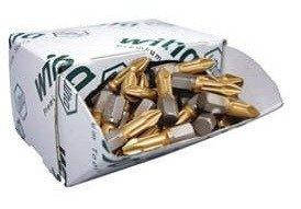 Набір біт Wiha W08063 РZ2х25 TiN CrV, з покриттям із нітриду титану, 50 шт., фото 1