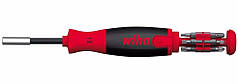 Wiha W38601 LiftUp 25, магнітний 1/4", 12 шт. біти Standart, 25 мм