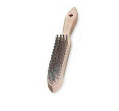 Lessmann Щітка ручна 290х140 мм; нержавіючий сталевий дріт 0,35 мм; 6-рядна