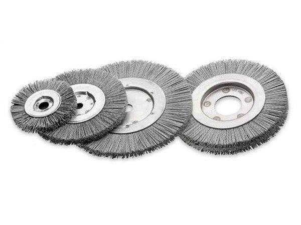 Щітка циліндрична Lessmann 100х12х12 мм полімерабразивний ворс