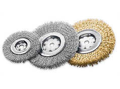 Щітка циліндрична Lessmann 150х14х12-30 мм сталевий дріт