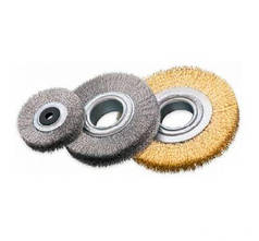 Щітка циліндрична Lessmann 150х25х50 мм сталевий дріт