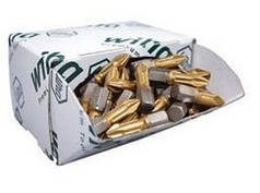 Набір біт Wiha W08062 РZ1х25 TiN, з титановим покриттям, 50 шт.