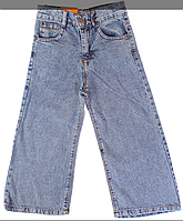 Стильные красивые модные детские джинсы, голубого  ченогоцвета для девочки Турция, размері116-140 128