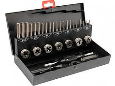 Метчик і плашка YATO Набір  М3-М12, 32 шт [10]