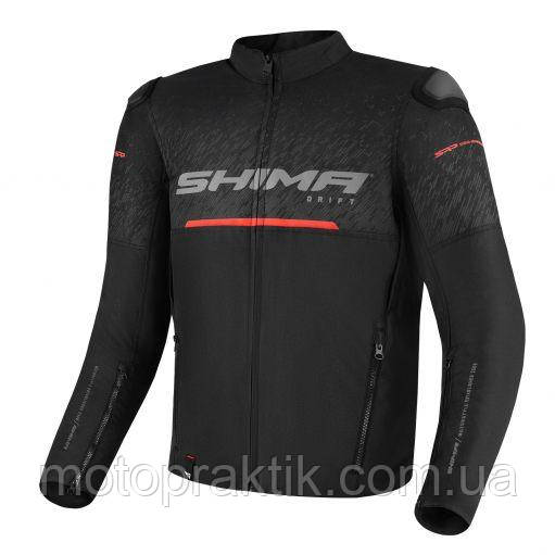 Shima Drift TexJacket Black, S Мотокуртка текстильна із захистом