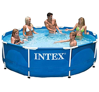 Бассейн каркасный Intex 28200 Metal Frame 305 х 76 см объем 4485 лит