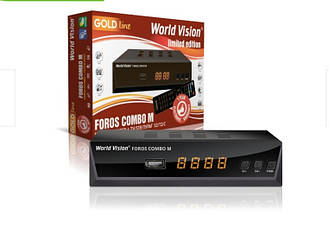 Цифровий комбінований ресивер T2/S2/C World Vision Foros Combo M
