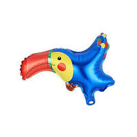 Фольгована кулька міні-фігура Тукан 38*23см Китай