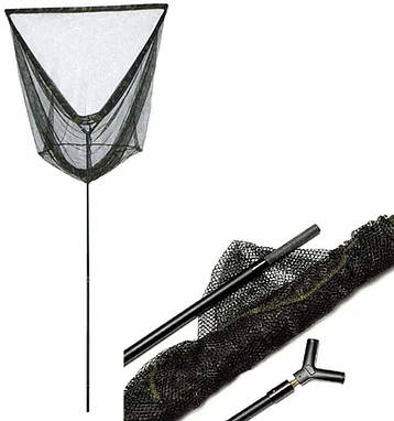 Короповий підсака з двосекційною ручкою, Підсаку Camou Boilie Landing Net, 2 sections, фото 1
