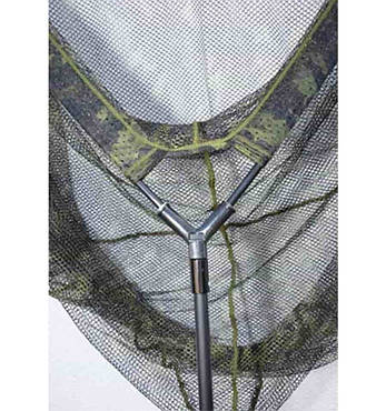 Короповий підсака з двосекційною ручкою, Підсаку Camou Boilie Landing Net, 2 sections, фото 3