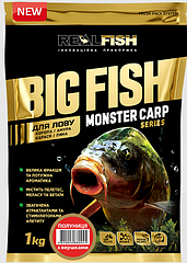 Підгодовування RealFish Big Fish короп полуниця 1 кг