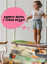 Термокилимок двосторонній "Океан Тварин" Термо килимок 1.8m*1.2m* Дитячий, що розвиває. Великий., фото 3