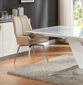 Стілець сучасний із поворотним механізмом, Бруклін