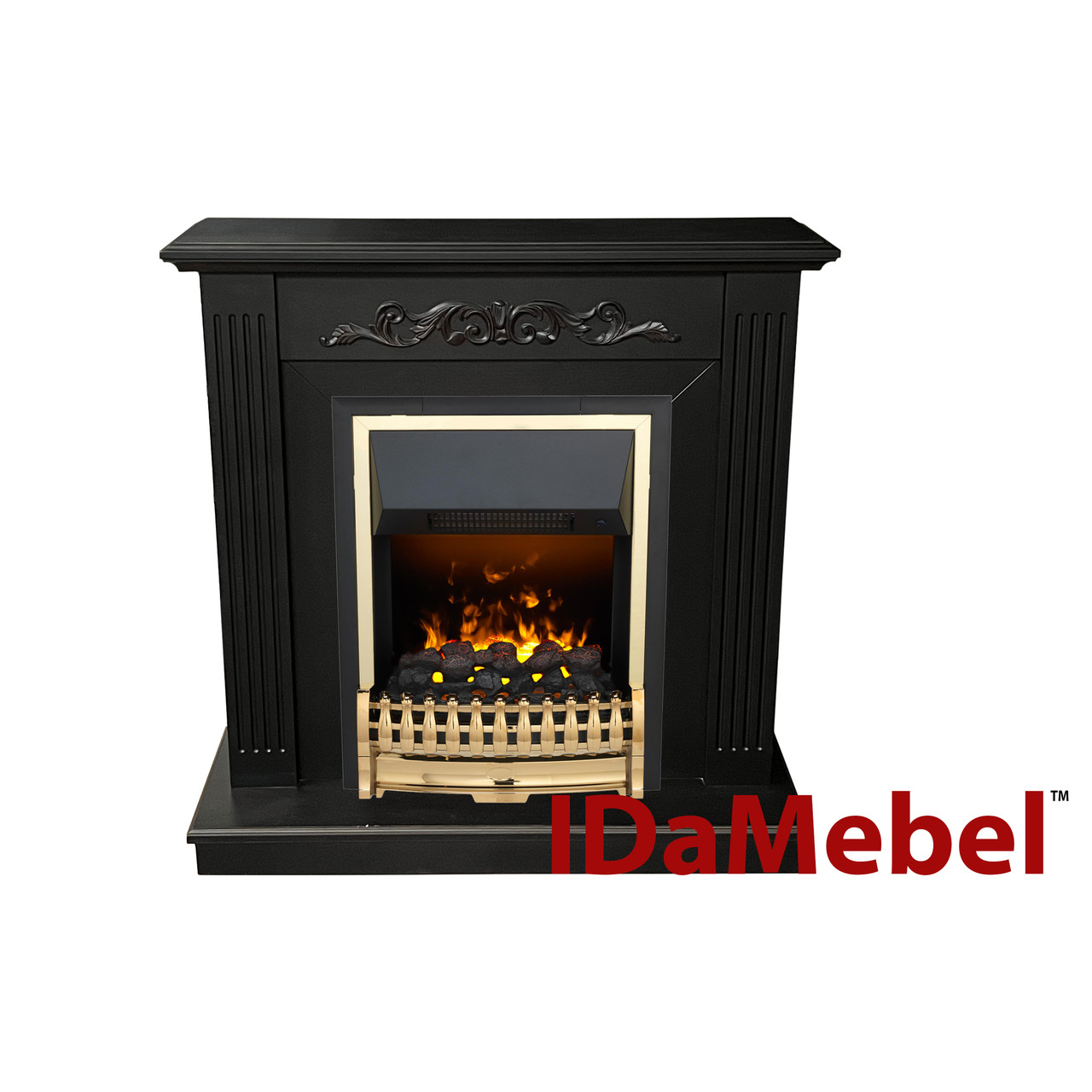 Камінокомплект IDaMebel Elaine темний шоколад Atherton