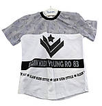 Дитячі костюми 1, 2 роки Туреччина літній із шортами для хлопчиків сірий (КД25), фото 4