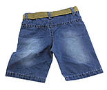 Дитячі костюми 1, 4 роки Туреччина літній із шортами для хлопчиків білий (КД26), фото 2