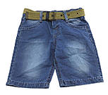 Дитячі костюми 1, 4 роки Туреччина літній із шортами для хлопчиків білий (КД26), фото 4