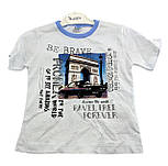 Дитячі костюми 1, 4 роки Туреччина літній із шортами для хлопчиків білий (КД26), фото 3