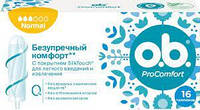 Тампони гігієнічні o.b. ProComfort Normal, 16 шт