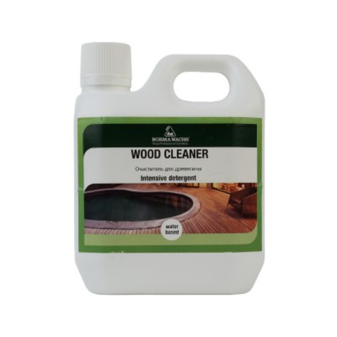 Очищувач для зовнішніх робіт по дереву на водній основі Exterior Wood Cleaner (1 л), Borma Wachs, фото 1