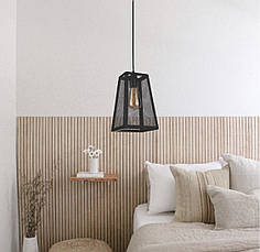 Чорний підвіс у стилі лофт (907-019F-1 BK), фото 3