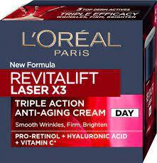 Крем для обличчя L'Oreal Paris Revitalift Лазер Х3 Регенеруючий глибокий догляд, 50 мл - фото 1 - id-p1793383529