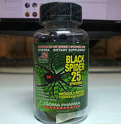 Жироспалювач Cloma Pharma Black Spider 100 капсул клому фарму блек спайдер чорна вдова