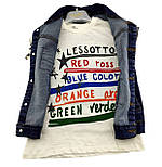 Дитячі костюми 8, 9 років Туреччина джинсовий літній для хлопчиків синій (КД31), фото 4